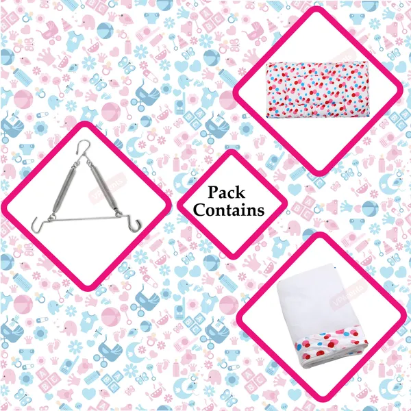 Preemie_Baby_Swing_Cradle_with_Mosquito_Net_and_Spring(Pink)