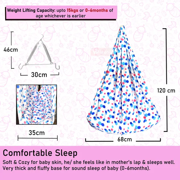 Preemie_Baby_Swing_Cradle_with_Mosquito_Net_and_Spring(Blue)