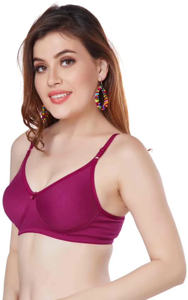 Combo_of_3_Women's_PC_Sinker_Non_Padded_Wirefree_T-Shirt_Bra_Women_Everyday_Non_Padded_Bra_(White,_Pink,_Black)