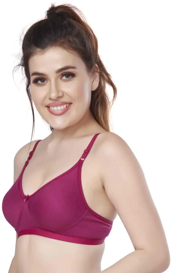 Combo_of_2_Women's_PC_Sinker_Non_Padded_Wirefree_Bra_Women_Full_Coverage_Non_Padded_Bra_(Pink,_Black)