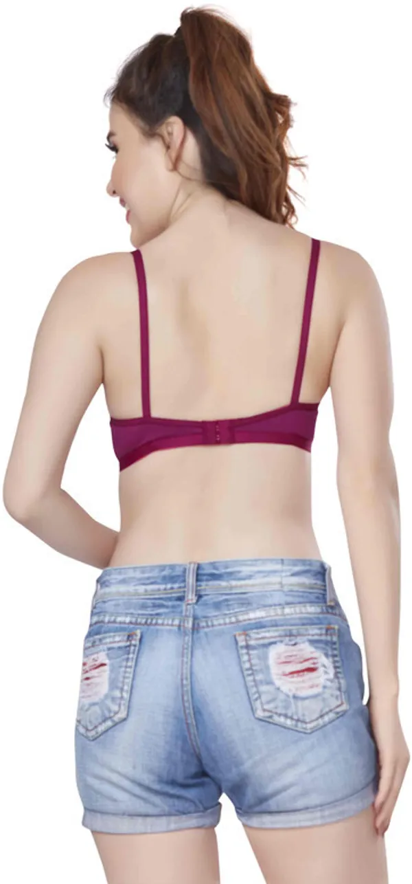 Combo_of_2_Women's_PC_Sinker_Non_Padded_Wirefree_Bra_Women_Full_Coverage_Non_Padded_Bra_(Pink,_Black)