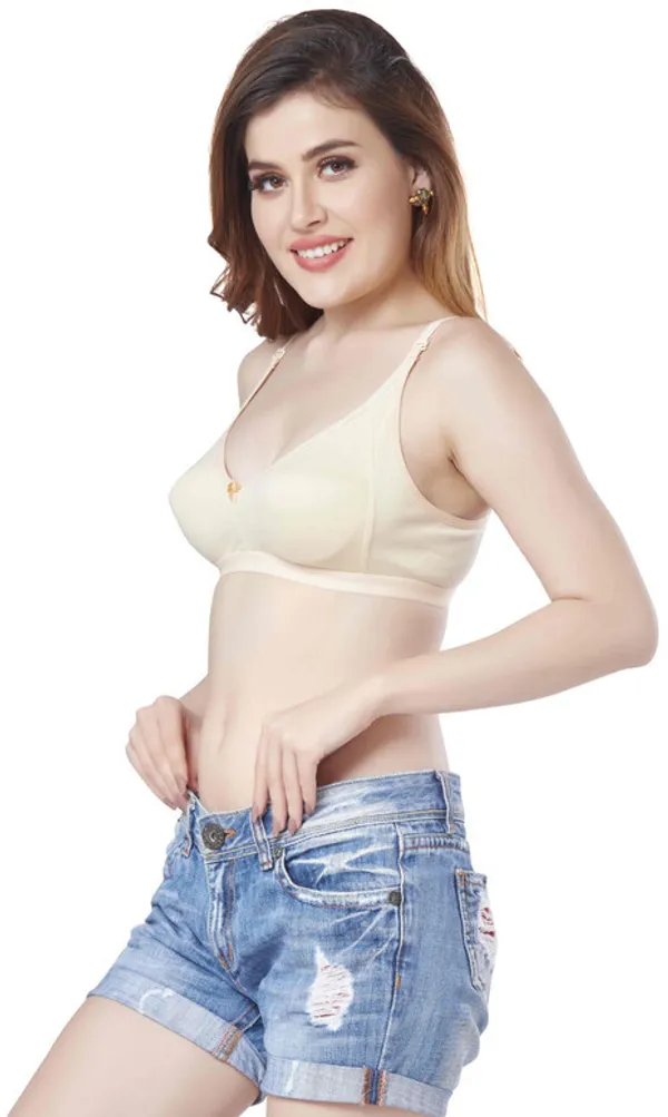 Combo_of_2_Women's_PC_Interlock_Full_Coverage_Non_Padded_Wirefree_dailywear_Bra_Women_Full_Coverage_Non_Padded_Bra_(Beige,_Black)