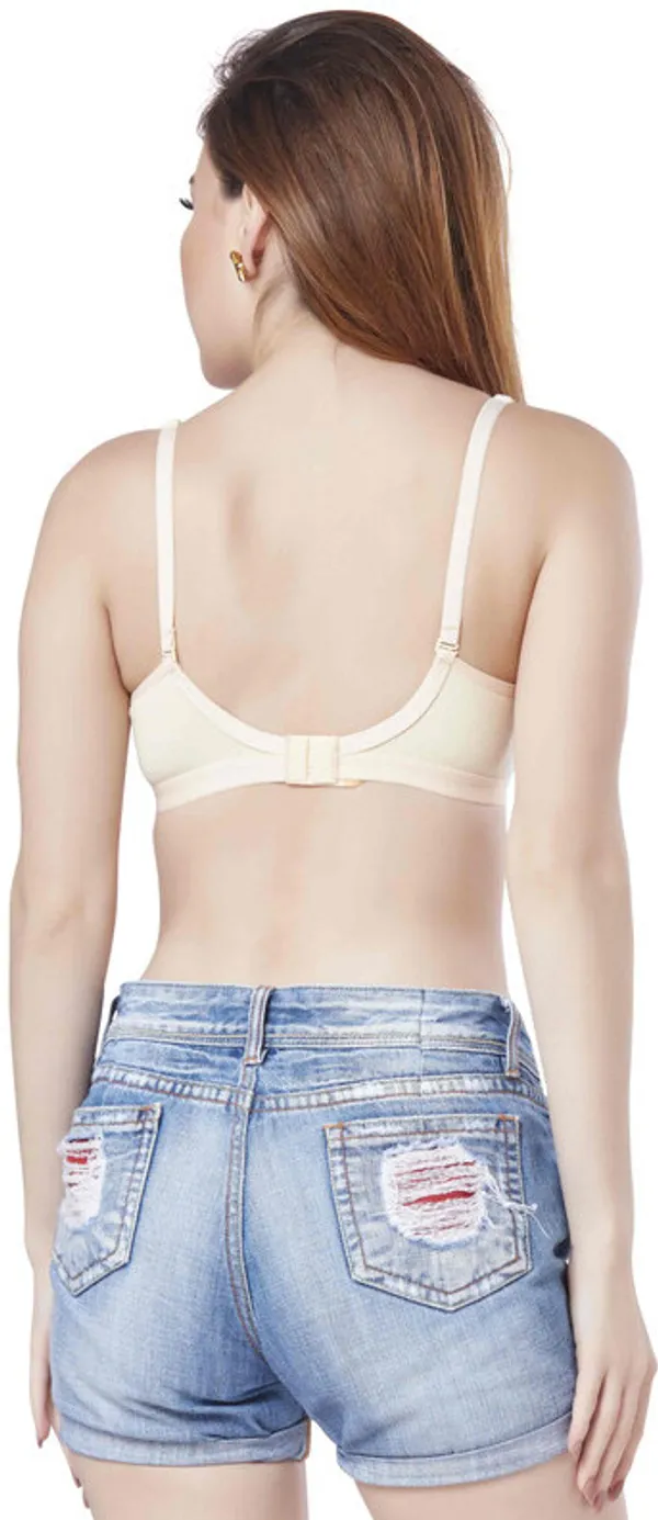 Combo_of_2_Women's_PC_Interlock_Full_Coverage_Non_Padded_Wirefree_dailywear_Bra_Women_Full_Coverage_Non_Padded_Bra_(Beige,_Pink)