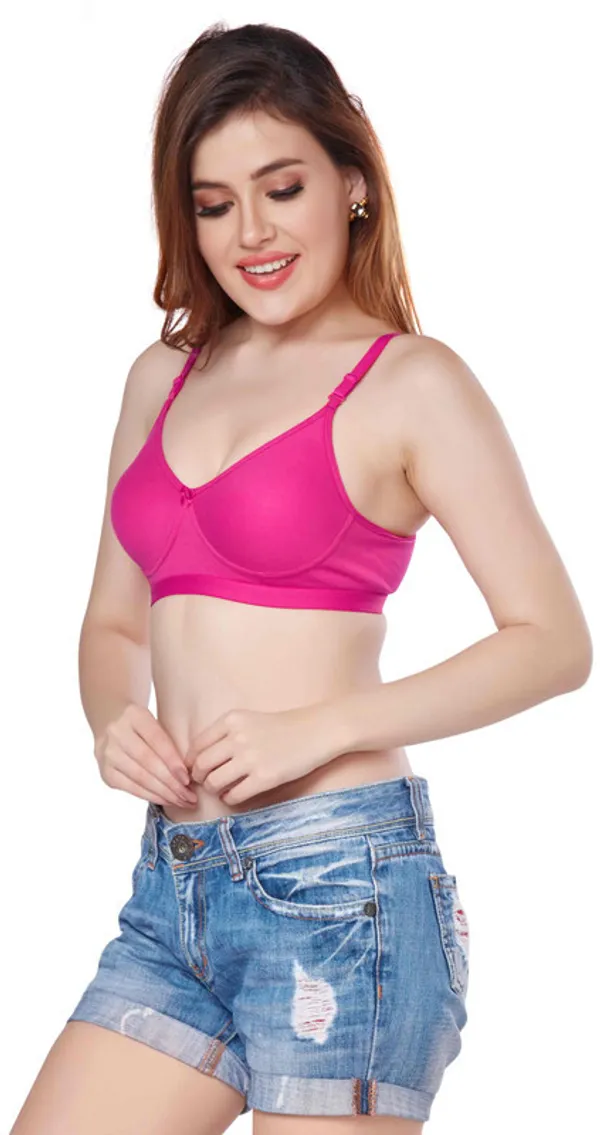 PC_INTERLOCK_DAILY_WEAR_BRA_FOR_WOMEN_Women_Everyday_Non_Padded_Bra_(Pink)
