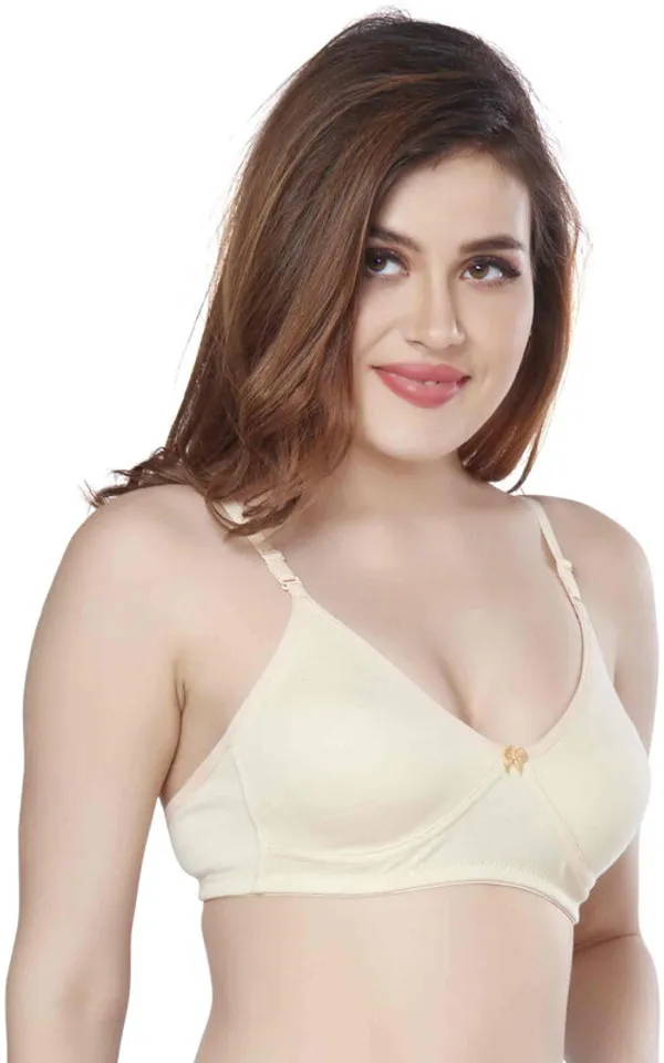 Combo_of_2_Daily_Wear_bra_for_women_Women_Everyday_Non_Padded_Bra_(Pink,_Beige)