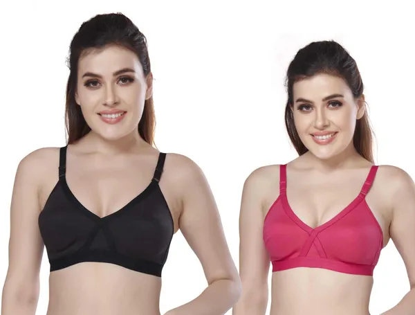 Combo_of_2_C_Cup_Bra_for_Women_Women_Full_Coverage_Non_Padded_Bra_(Black,_Pink)