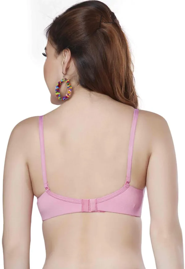 Combo_of_2_Non-Padded_Non-Wired_Full_Cup_T-Shirt_Bra_in_Black-Cotton_Lycra_for_women_Women_Full_Coverage_Non_Padded_Bra_(Black,_Pink)