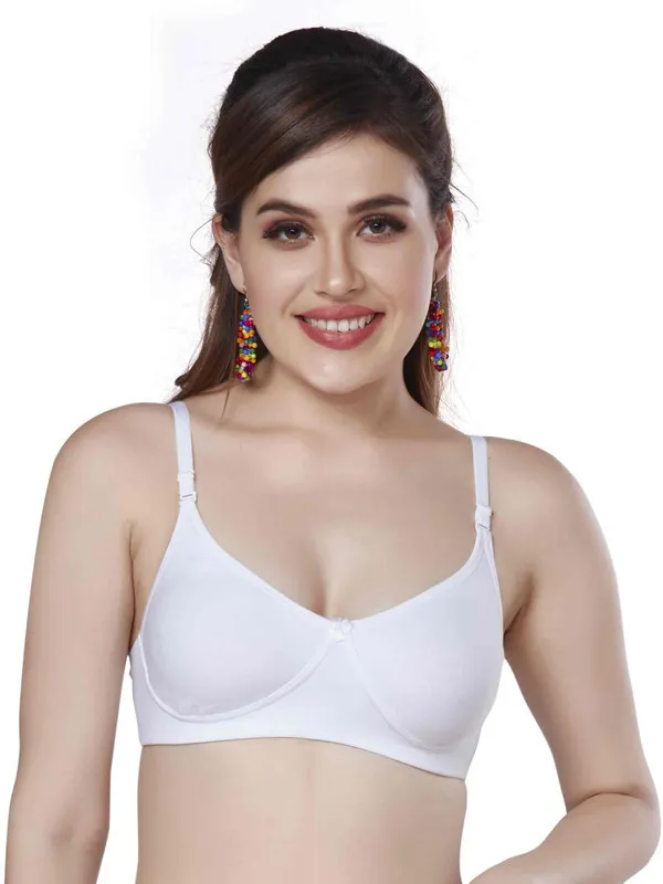 Non-Padded_Non-Wired_Full_Cup_T-Shirt_Bra_in_Black-Cotton_Lycra_for_women_Women_Full_Coverage_Non_Padded_Bra_(White)