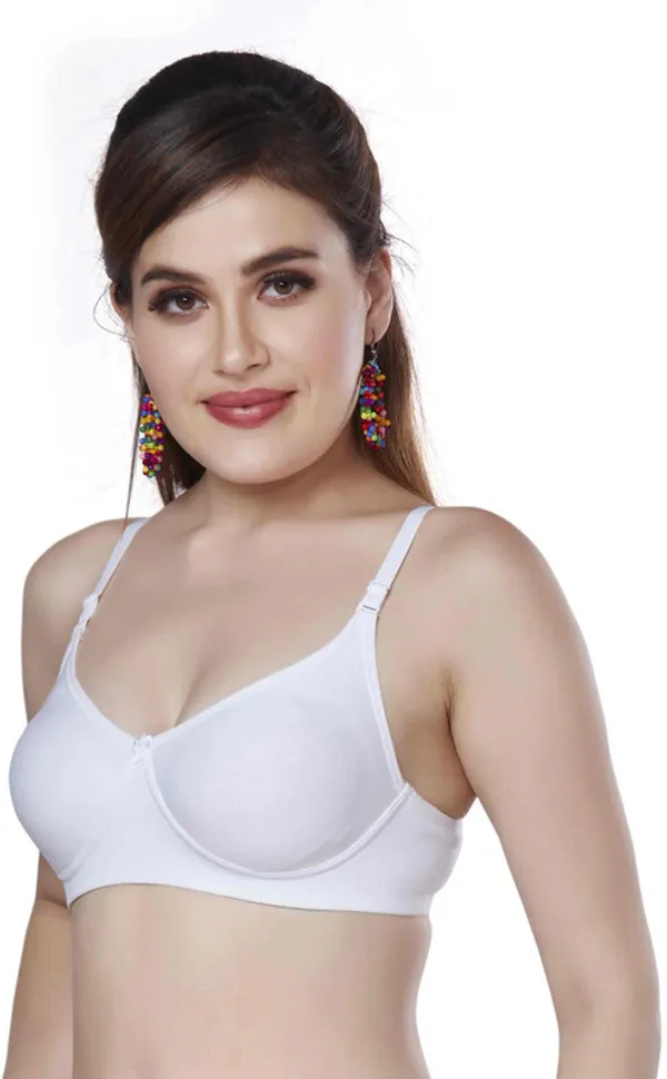 Combo_of_2_Non-Padded_Non-Wired_Full_Cup_T-Shirt_Bra_in_Black-Cotton_Lycra_for_women_Women_Full_Coverage_Non_Padded_Bra_(White,_Pink)