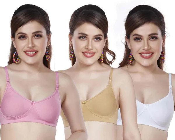 Combo_of_3_Women_Full_Coverage_Non_Padded_Bra_(White,_Beige,_Pink)
