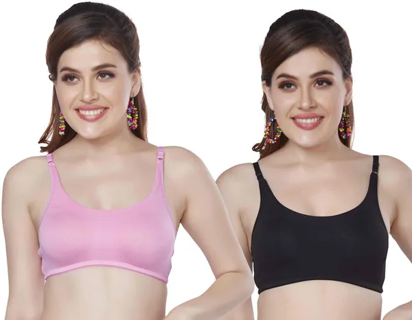 Combo_of_2_Best_Quality_Lycra_Cotton_daily_wear_Bra_for_Girls_and_Women_Women_Full_Coverage_Non_Padded_Bra_(Pink,_Black)