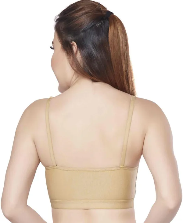 Combo_of_2_Women's_Cotton_Lycra_Beginners_Bra_Women_Training/Beginners_Non_Padded_Bra_(Black,_Beige)