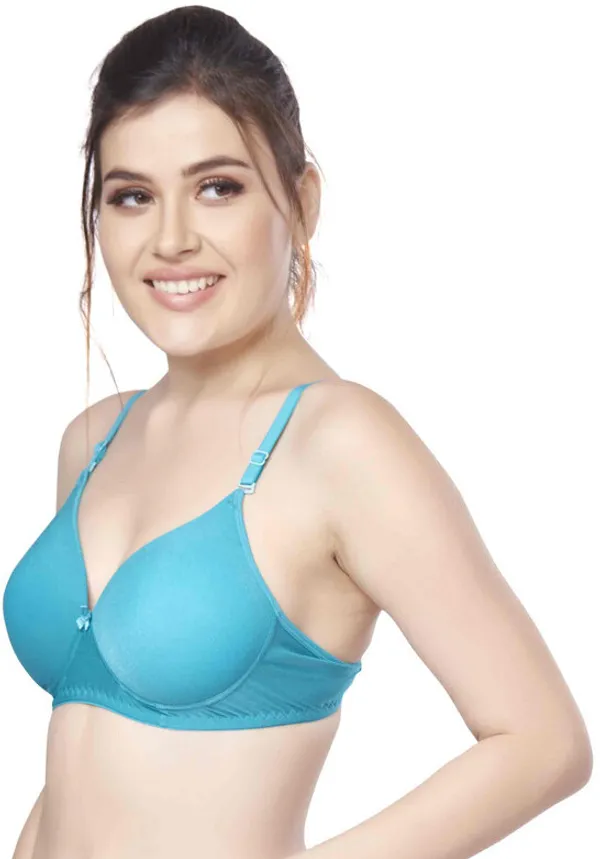 Combo_of_2_nylon_beautiful_colour_Every_Day_tshiort_Bra_Women_T-Shirt_Heavily_Padded_Bra_(Purple,_Light_Blue)