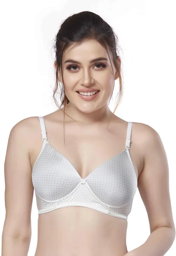 Printed_Nylon_padded_tshirt_bra_for_women_Women_T-Shirt_Lightly_Padded_Bra_(Silver)