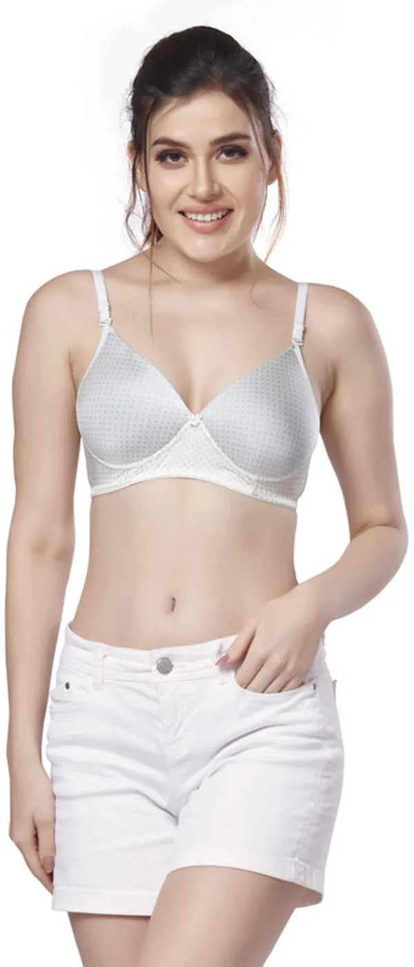 Printed_Nylon_padded_tshirt_bra_for_women_Women_T-Shirt_Lightly_Padded_Bra_(Silver)