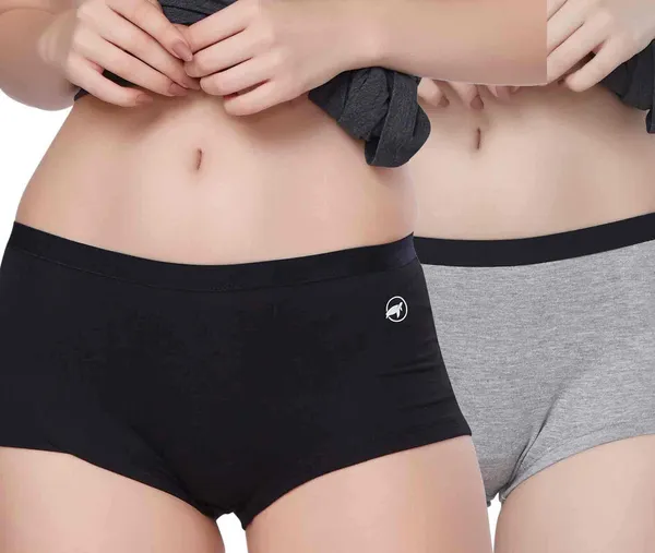 Combo_of_2_Women_Boy_Short_Black,_Grey_Panty