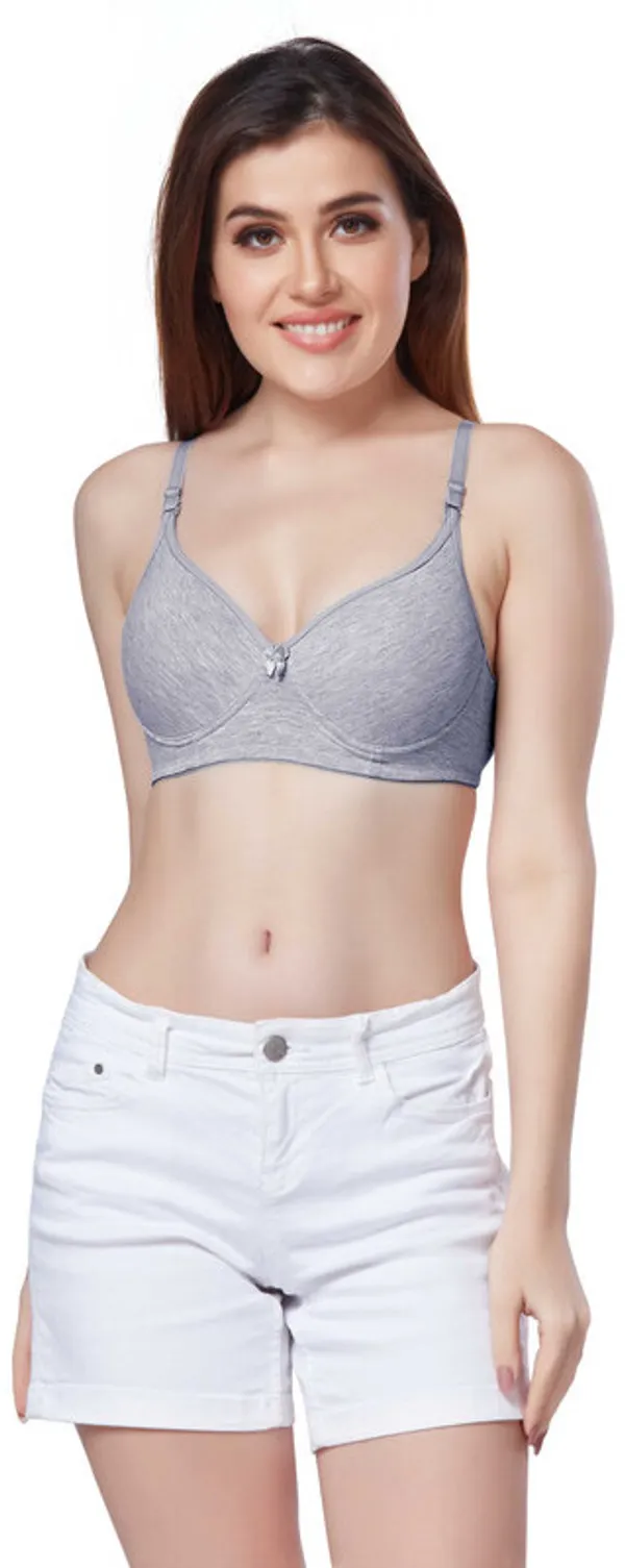 Combo_of_3_COTTON_LYCRA_PADDED_T-SHIRT_BRA_(Pack_of_3)_Women_Everyday_Heavily_Padded_Bra_(Pink,_Red,_Grey)