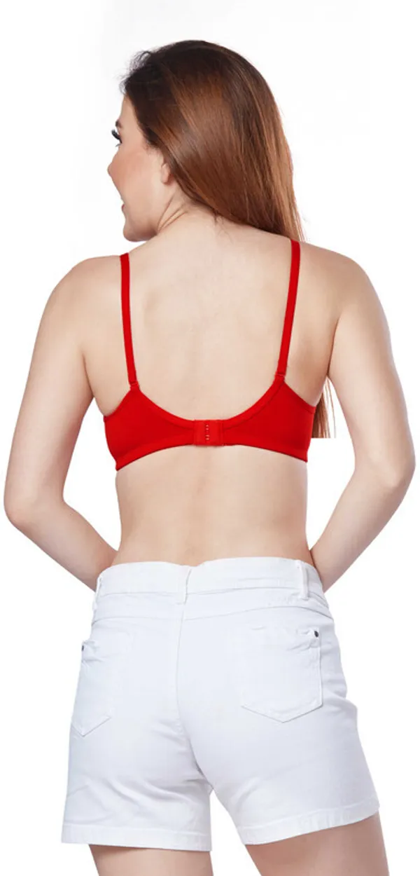 Combo_of_2_COTTON_LYCRA_PADDED_T-SHIRT_BRA_(Pack_of_2)_Women_Everyday_Heavily_Padded_Bra_(Black,_Grey,_Pink,_Yellow,_White,_Multicolor,_Light_Blue,_Red)