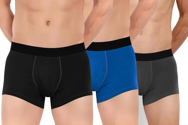 Combo_of_3_Men_Boxer_Trunk_-_Cotton_-Good_ventilation_and_moisture_management_features_to_keep_the_wearer_cool_Anti_Bacterial,_Colour_Fresh,_Moisture_Wicking_Elastane_Stretch_Pack_of_3_-_Black-Blue-DarkGrey