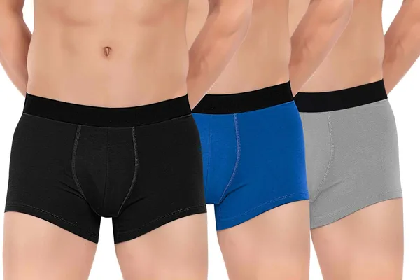 Combo_of_3_Men_Boxer_Trunk_-_Cotton_-Good_ventilation_and_moisture_management_features_to_keep_the_wearer_cool_Anti_Bacterial,_Colour_Fresh,_Moisture_Wicking_Elastane_Stretch_Pack_of_3_-_Black-Blue-Grey