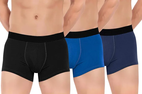 Combo_of_3_Men_Boxer_Trunk_-_Cotton_-Good_ventilation_and_moisture_management_features_to_keep_the_wearer_cool_Anti_Bacterial,_Colour_Fresh,_Moisture_Wicking_Elastane_Stretch_Pack_of_3_-_Black-Blue-Navy