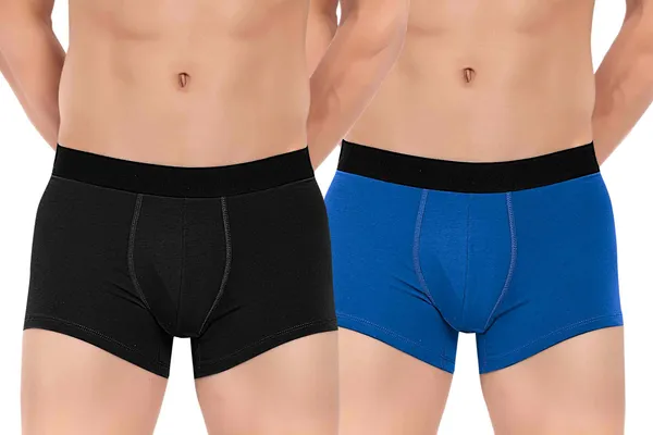 Combo_of_2_Men_Boxer_Trunk_-_Cotton_-Good_ventilation_and_moisture_management_features_to_keep_the_wearer_cool_Anti_Bacterial,_Colour_Fresh,_Moisture_Wicking_Elastane_Stretch_Pack_of_2_-_Black-Blue