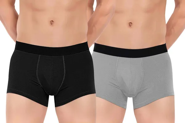 Combo_of_2_Men_Boxer_Trunk_-_Cotton_-Good_ventilation_and_moisture_management_features_to_keep_the_wearer_cool_Anti_Bacterial,_Colour_Fresh,_Moisture_Wicking_Elastane_Stretch_Pack_of_2_-_Black-Grey
