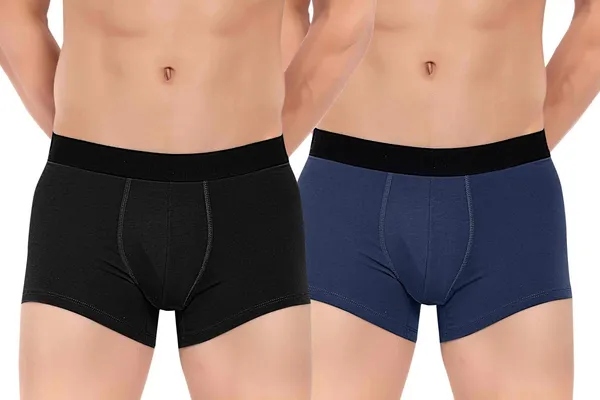 Combo_of_2_Men_Boxer_Trunk_-_Cotton_-Good_ventilation_and_moisture_management_features_to_keep_the_wearer_cool_Anti_Bacterial,_Colour_Fresh,_Moisture_Wicking_Elastane_Stretch_Pack_of_2_-_Black-Navy