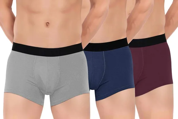 Combo_of_3_Men_Boxer_Trunk_-_Cotton_-Good_ventilation_and_moisture_management_features_to_keep_the_wearer_cool_Anti_Bacterial,_Colour_Fresh,_Moisture_Wicking_Elastane_Stretch_Pack_of_3_-_Grey-Navy-Marron
