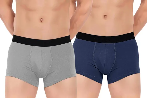 Combo_of_2_Men_Boxer_Trunk_-_Cotton_-Good_ventilation_and_moisture_management_features_to_keep_the_wearer_cool_Anti_Bacterial,_Colour_Fresh,_Moisture_Wicking_Elastane_Stretch_Pack_of_2_-_Grey-Navy