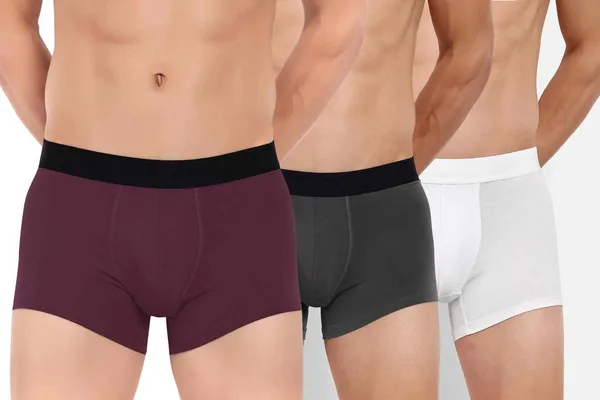 Combo_of_3_Men_Boxer_Trunk_-_Cotton_-Good_ventilation_and_moisture_management_features_to_keep_the_wearer_cool_Anti_Bacterial,_Colour_Fresh,_Moisture_Wicking_Elastane_Stretch_Pack_of_3_-_Marron-Anthra-White