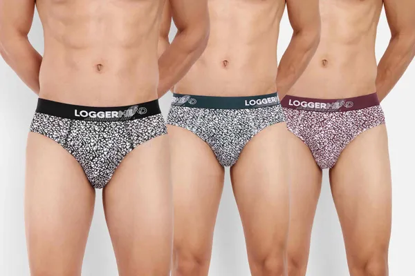 Men's_Regular_Fit_Printed_Mens_Briefs_Pack_of_3|_Combed_Cotton,_Anti-Bacterial_and_Concealed_Waistband|Black,_Navy,_Wine