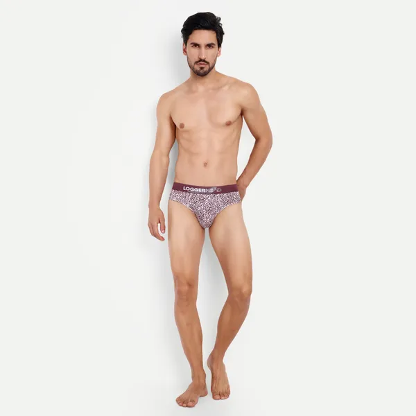Men's_Regular_Fit_Printed_Mens_Briefs_Pack_of_1|_Combed_Cotton,_Anti-Bacterial_and_Concealed_Waistband|Wine