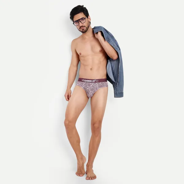 Men's_Regular_Fit_Printed_Mens_Briefs_Pack_of_1|_Combed_Cotton,_Anti-Bacterial_and_Concealed_Waistband|Wine