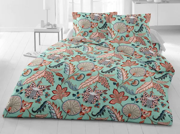 300_TC_King_Size_ORRUV__Fitted_and_Flat_bedsheet_100%_Cotton_:_100%_Cotton_bedsheet_for_Unmatched_Comfort(90x108_Inches)