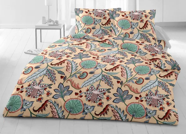 300_TC_King_Size_ORRUV__Fitted_and_Flat_bedsheet_100%_Cotton_:_100%_Cotton_bedsheet_for_Unmatched_Comfort(90x108_Inches)