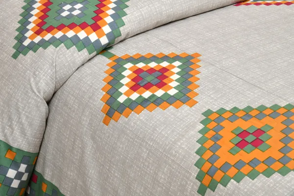 320_TC_King_Size_100%_Cotton__Flat_Bedsheet_With_Two_Pillow_Covers:_Soft_Breathable_and_Stylish(108x108_Inches)