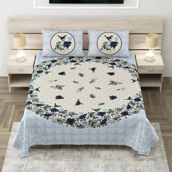 320_TC_King_Size_Cotton_Bedsheet_(108x108_Inches)_with_Vibrant_Digital_Print_Design,Soft_and_Breathable_100%_Pure_Cotton,_Includes_1_Flat_Sheet_and_2_Pillow_Covers