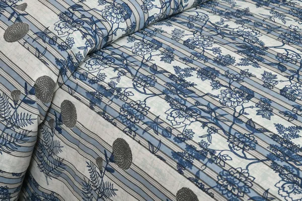 320_TC_King_Size_Premium_100%_Cotton__Fitted_and_Flat_Bedsheet_With_Two_Pillow_Covers_(80x76_Inches)