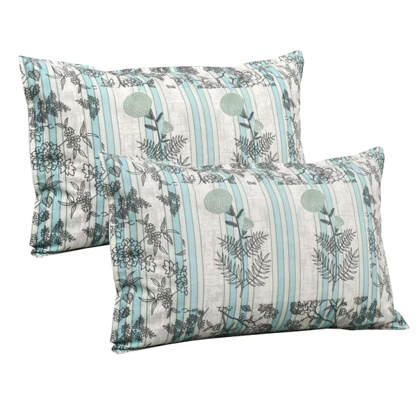 320_TC_King_Size_Premium_100%_Cotton__Fitted_and_Flat_Bedsheet_With_Two_Pillow_Covers_(80x76_Inches)