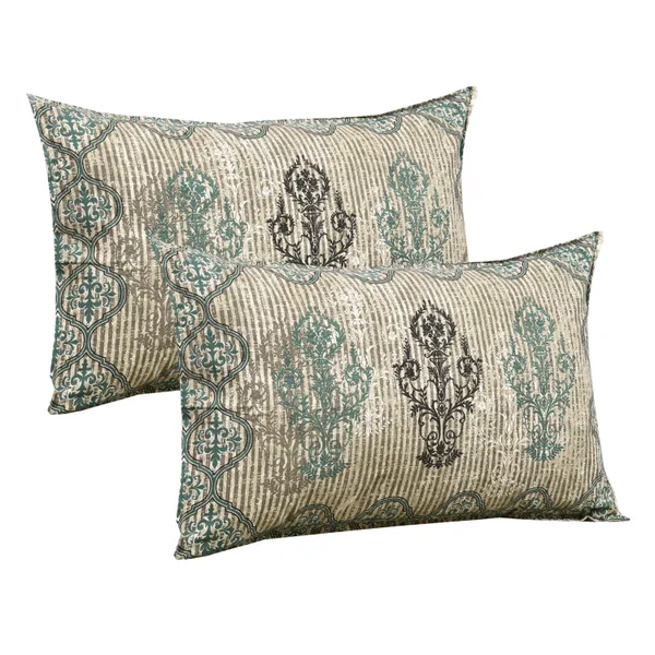 320_TC_Traditional_Floral_Pure_100%_Cotton_King_Size_Flat_BedSheet_(108x108_Inches)