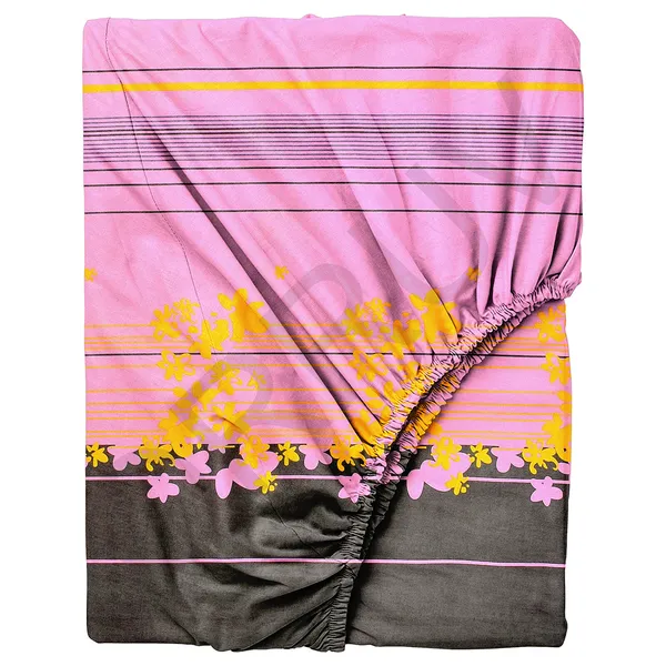 280_TC_King_Size_Fitted_Bedsheet_-_100%_Soft_Cotton_with_10-Inch_Deep_Pockets,_Elasticized_for_a_Secure_Fit,_Machine_Washable,_Wrinkle-Free_and_Perfect_for_All_Mattress_Sizes