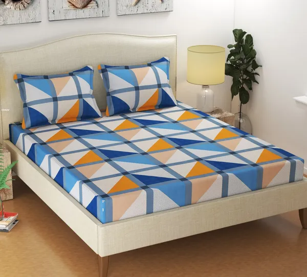 d280_TC_King_Size_Elastic__Fitted_and_Flat_100%_Cotton_Bedsheets_For_With_2_Pillow_Covers_|_280_TC_|Supersoft|_72_X_78_X_10_Inches(72x78_Inches)