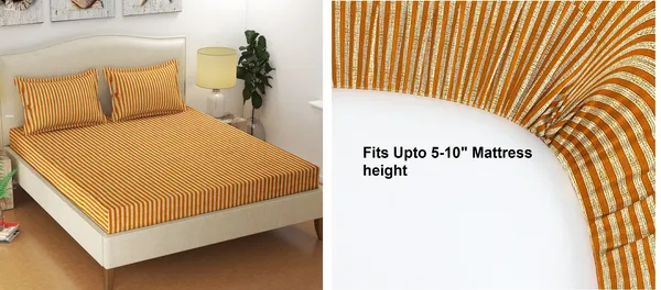 d280_TC_King_Size_Elastic__Fitted_and_Flat_100%_Cotton_Bedsheets_For_With_2_Pillow_Covers_|_280_TC_|Supersoft|_72_X_78_X_10_Inches(72x78_Inches)
