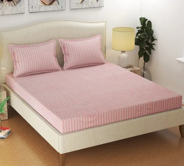 280_TC_King_Size_Fitted_Cotton_Bedsheet_-_Easy_Wash_with_10-Inch_Pockets