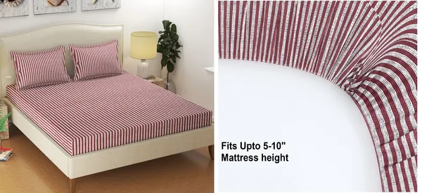 280_TC_King_Size_Fitted_Cotton_Bedsheet_-_Easy_Wash_with_10-Inch_Pockets
