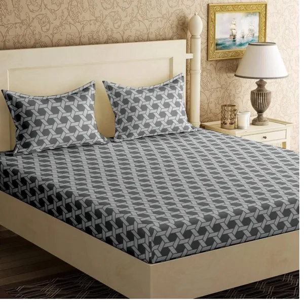 100%_Cotton__Fitted_and_Flat_bedsheet_King_Size_for_Unmatched_Comfort(90x108_Inches)