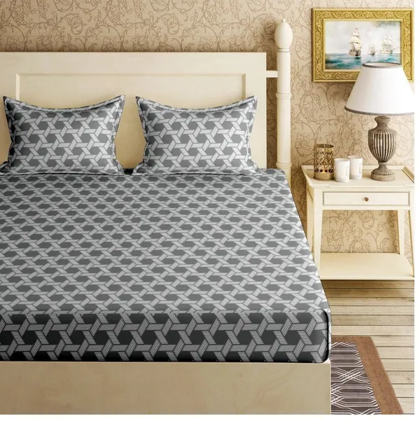100%_Cotton__Fitted_and_Flat_bedsheet_King_Size_for_Unmatched_Comfort(90x108_Inches)