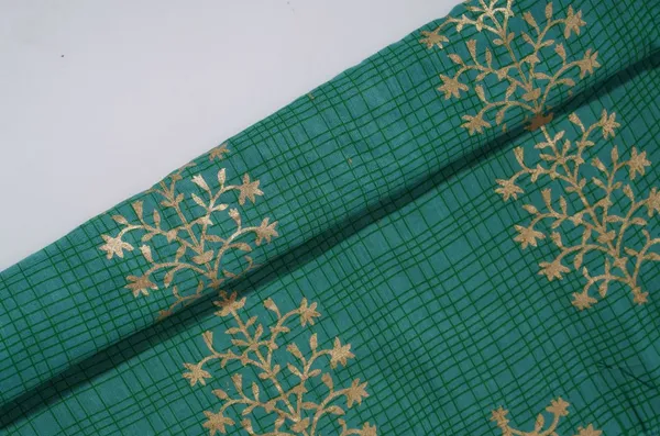 blue-block-khari-gold-cotton-42-inch