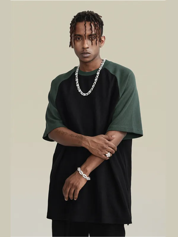 Oversized_T_Shirt_Black_and_Green_Raglan